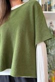 Conrad Layer Knit Deep Olive
